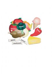 English Worksheet: fruit