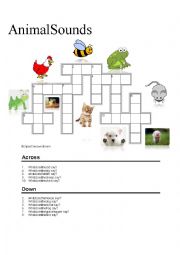 English Worksheet: Animal Sound