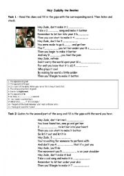 English Worksheet: Hey Jude