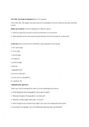 English Worksheet: Ted Talks - The Power of Introverts