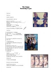 English Worksheet: somebody to you _ The Vamps