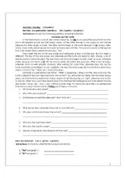 English Worksheet: worksheets