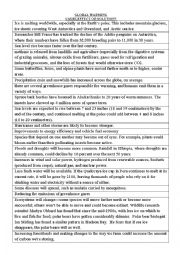 English Worksheet: Global warming