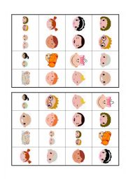 English Worksheet: Family Bingo Cards(16 cards)