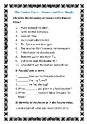 The Passive Voice (Present and Past Simple)