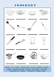 Crockery (Vocabulary Series 1)