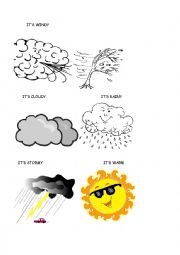 English Worksheet: Whats the weather like today?