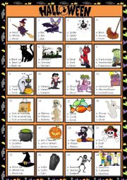 English Worksheet: HALLOWEEN - MULTIPLE CHOICE