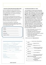 English Worksheet: Consolidation Worksheet (part 1)