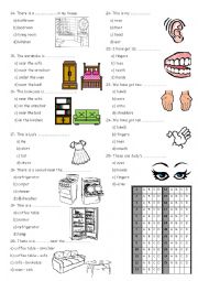 English Worksheet: CHILDREN EXAM