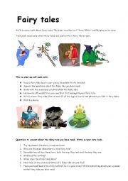 English Worksheet: Fairy tales