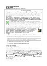 English Worksheet: worksheet