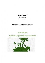 Human impact on environment