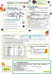 English Worksheet: 2nd Lesson 3: Friends reunited