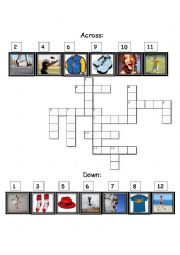 action verbs crossword 