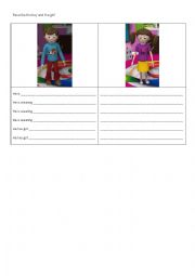 English Worksheet: Describe a boy and a girl