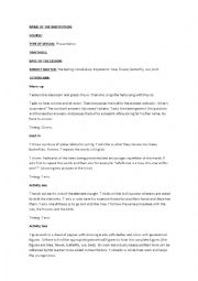 English Worksheet: Lesson plan 2 Kinder