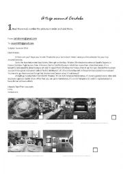 English Worksheet: Places in town: a trip around cordoba
