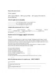 English Worksheet: SOLAR SYSTEM