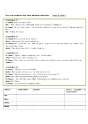 English Worksheet: Health