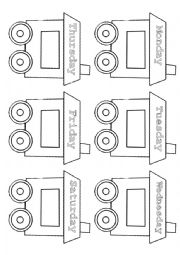 English Worksheet: Train of the days