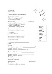 English Worksheet: 