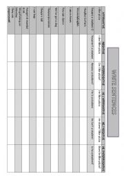 English Worksheet: PRESENT SIMPLE SENTENCES (Affirmative, negative, interrogative)