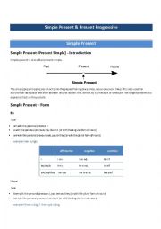 Simple Present & Present Continuous 1