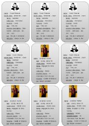 English Worksheet: Dracula ID cards
