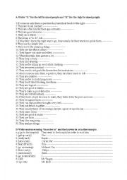 English Worksheet: Too-enough