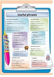Useful phrases