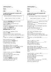 English Worksheet: Rude by Magic