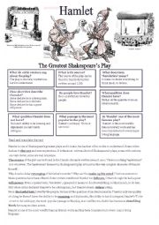 English Worksheet: Hamlet