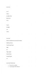 English Worksheet: english test