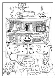 English Worksheet: Little Halloween project - part 2