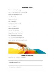 two short reading comprehensions
