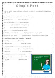 English Worksheet: Simple Past