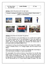 English Worksheet: London wonders