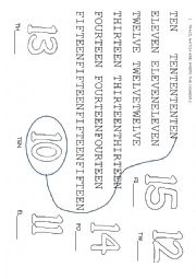 TRACING NUMBERS