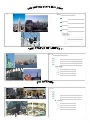 English Worksheet: NEW YORK landmarks final part