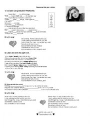 English Worksheet: Someone like you