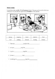 English Worksheet: House cleaning - Vocabulary