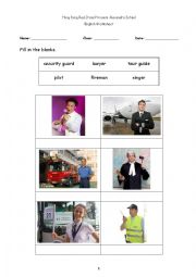 English Worksheet: primary 5