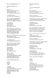 English Worksheet: Are you gonna be my girl - song excercise