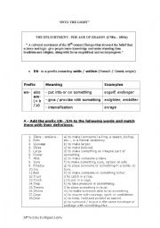 English Worksheet: PREFIX EN- / EM-