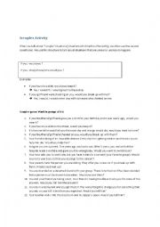 Scruples activity (conditionals)