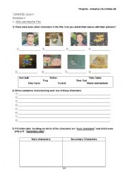 English Worksheet: Spirited Away - Worksheet 4