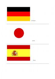 English Worksheet: COUNTRY with FLAG