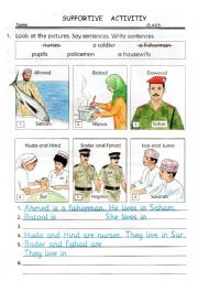 English Worksheet: Writing