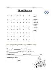 Megamind word search 